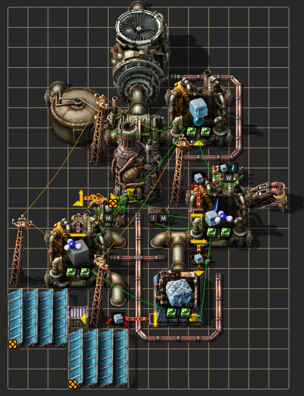 self-sustaining aquilo power - Factorio Blueprint | Factorio Codex